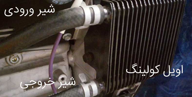 اویل کولینگ موتور برق گازسوز