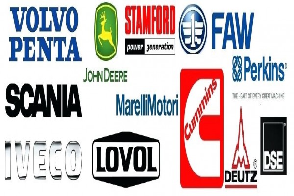 برندهای معروف موتور و آلترناتور در دیزل ژنراتورها