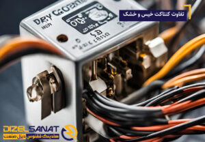 تفاوت کنتاکت خیس و خشک