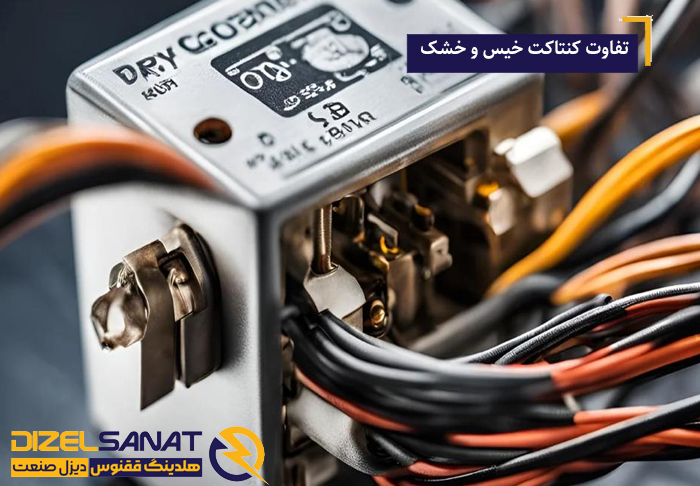 تفاوت کنتاکت خیس و خشک