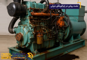 نشت روغن در ژنراتورهای دیزلی